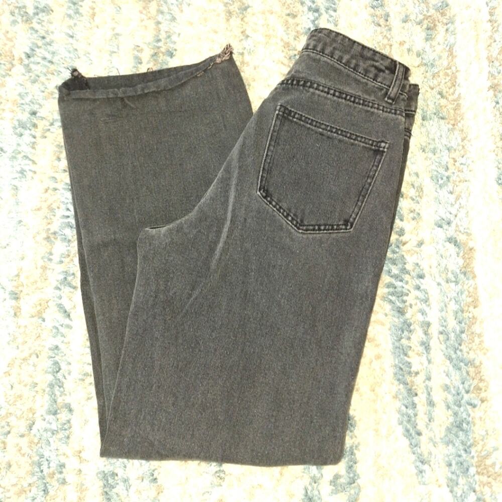 Romwe Black Distressed Jeans sz XS EUC